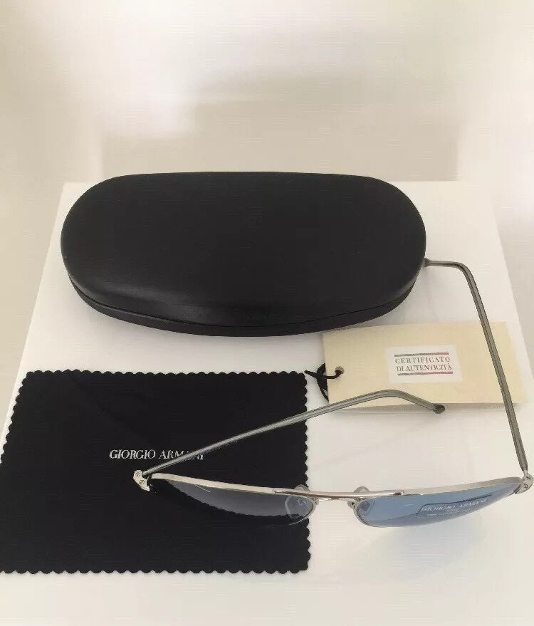 Vintage Giorgio Armani GA 615 Silver Sunglasses - Super Vision Optical