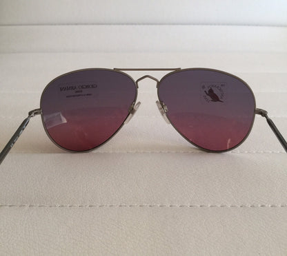 Vintage Giorgio Armani GA 615-S Gunmetal Sunglasses - Super Vision Optical
