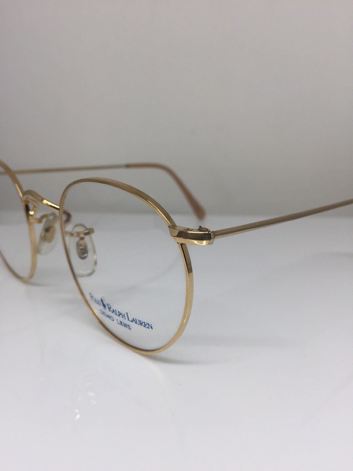 Vintage Ralph Lauren Polo Classic X By Ralph Lauren Gold Eyeglasses - Super Vision Optical