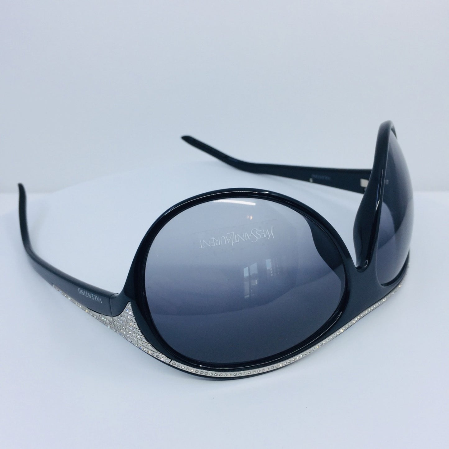 Vintage Valentino V 5445/S Black Sunglasses - Super Vision Optical