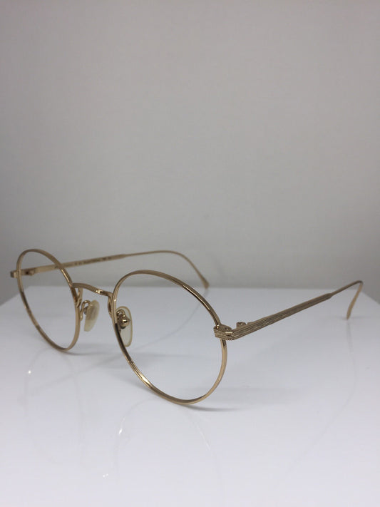 Vintage Ralph Lauren Polo Classic IX By Ralph Lauren Gold Sunglasses - Super Vision Optical