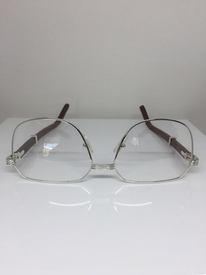 Vintage Kashab by Seagull Kashab 04 Silver Eyeglasses - Super Vision Optical