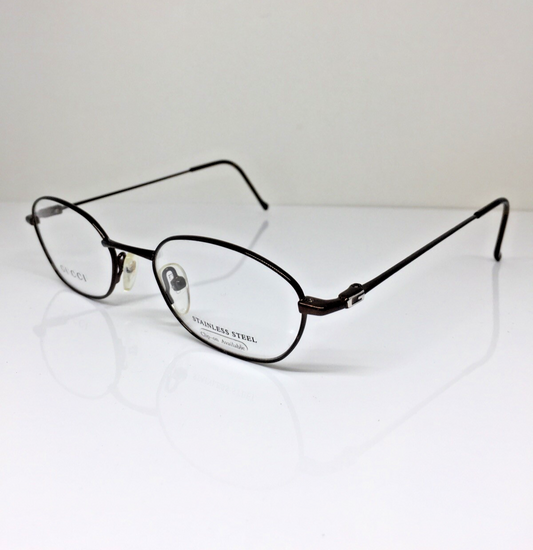 Vintage Gucci GG 2645 Brown Eyeglasses - Super Vision Optical