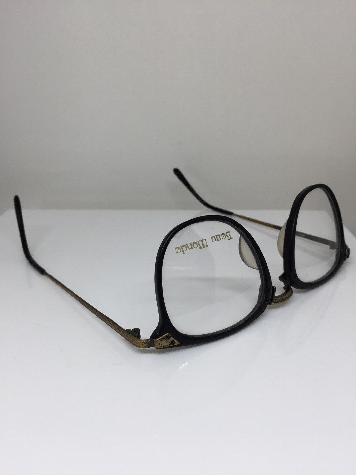 Vintage Beau Monde Collection Burberry Black Eyeglasses - Super Vision Optical