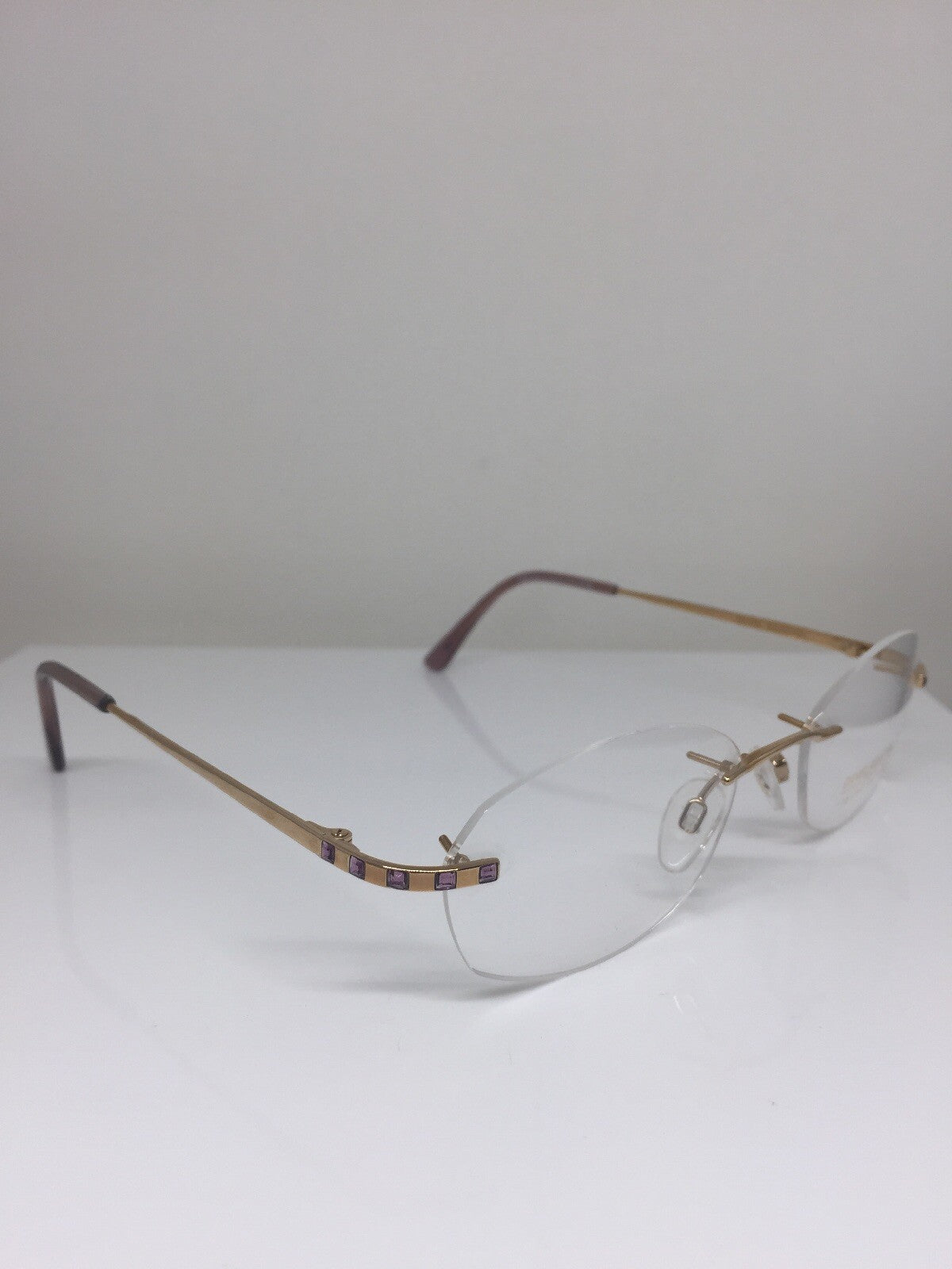 Vintage Daniel Swarovski S 036 Gold Eyeglasses - Super Vision Optical