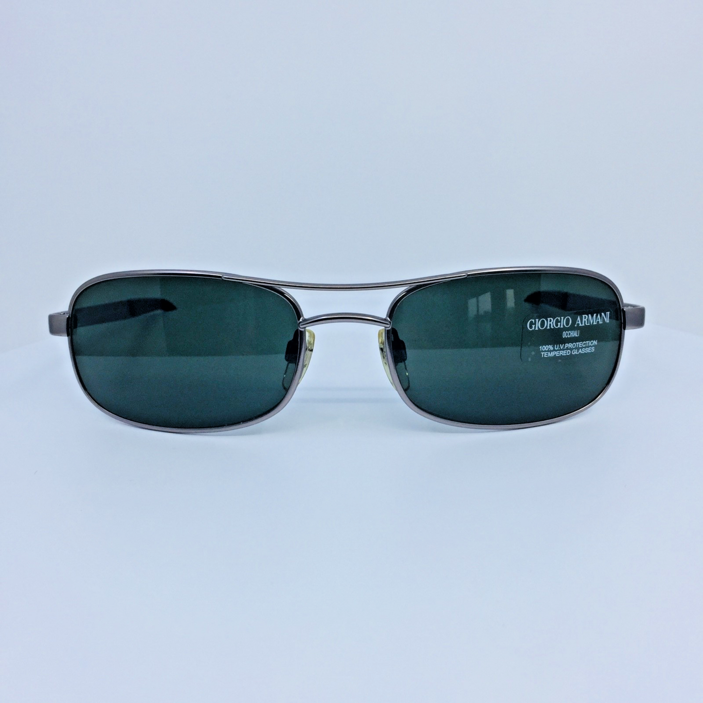 Vintage Giorgio Armani GA 678 Silver Sunglasses - Super Vision Optical