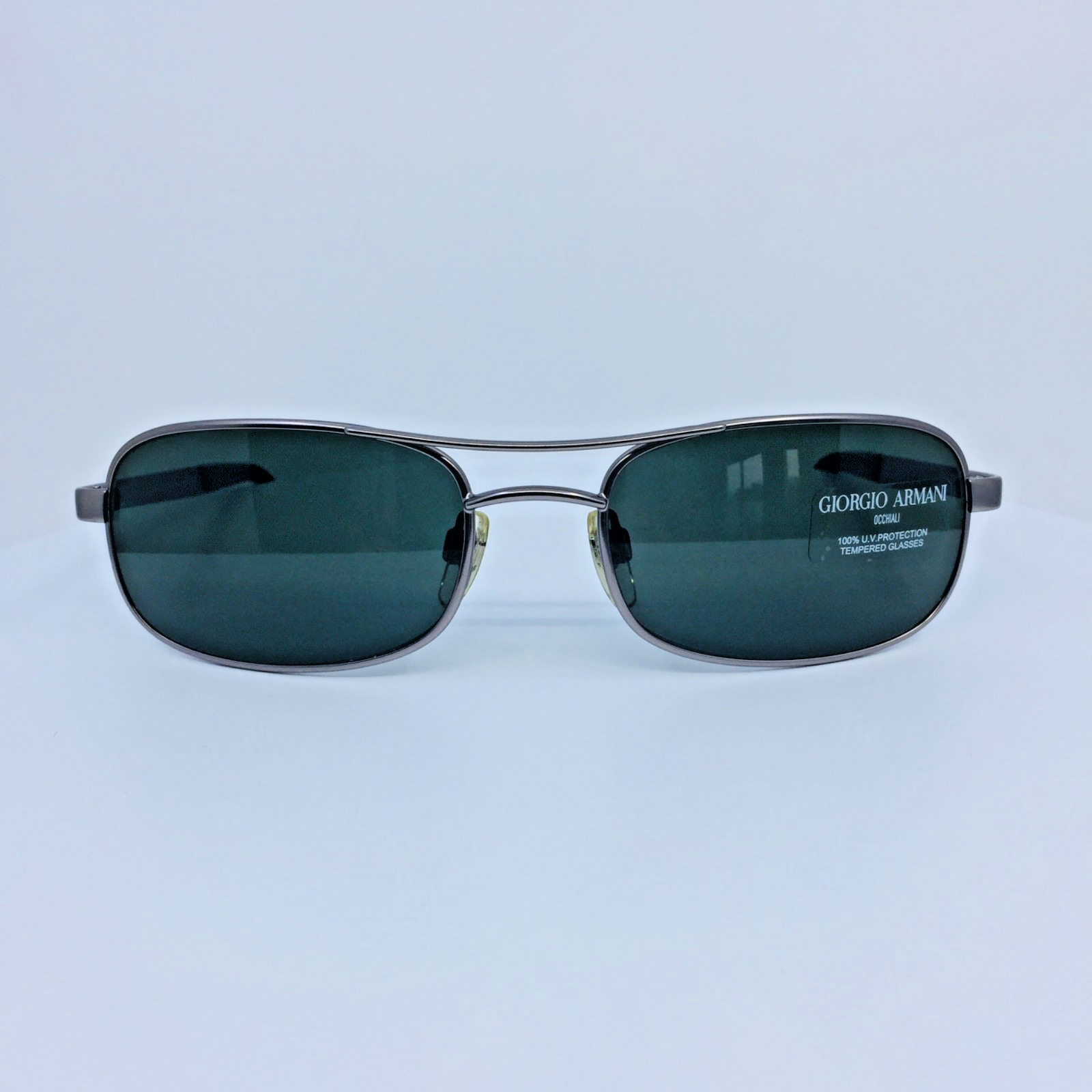 Vintage Giorgio Armani GA 678 Silver Sunglasses - Super Vision Optical