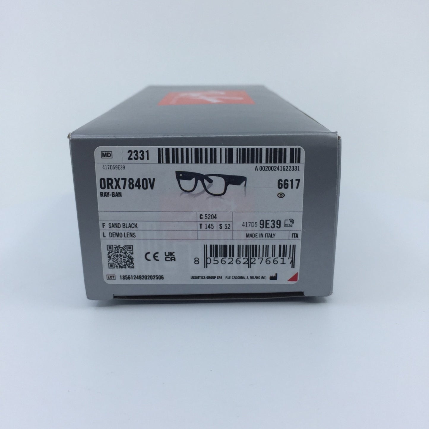 Vintage Ray-Ban RB 7840-V Black Eyeglasses - Super Vision Optical