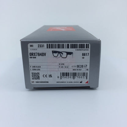 Vintage Ray-Ban RB 7840-V Black Eyeglasses - Super Vision Optical