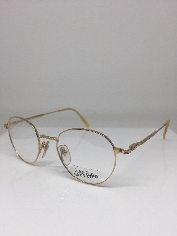 Vintage Jean Paul Gaultier JPG 55-1174 Gold Sunglasses - Super Vision Optical