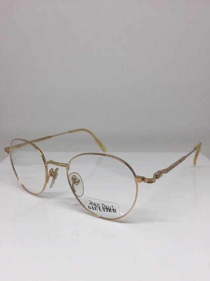 Vintage Jean Paul Gaultier JPG 55-1174 Gold Sunglasses - Super Vision Optical