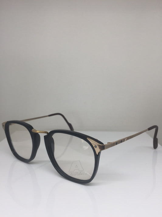 Vintage Alpina FA 9 33 309 03 Black Eyeglasses - Super Vision Optical