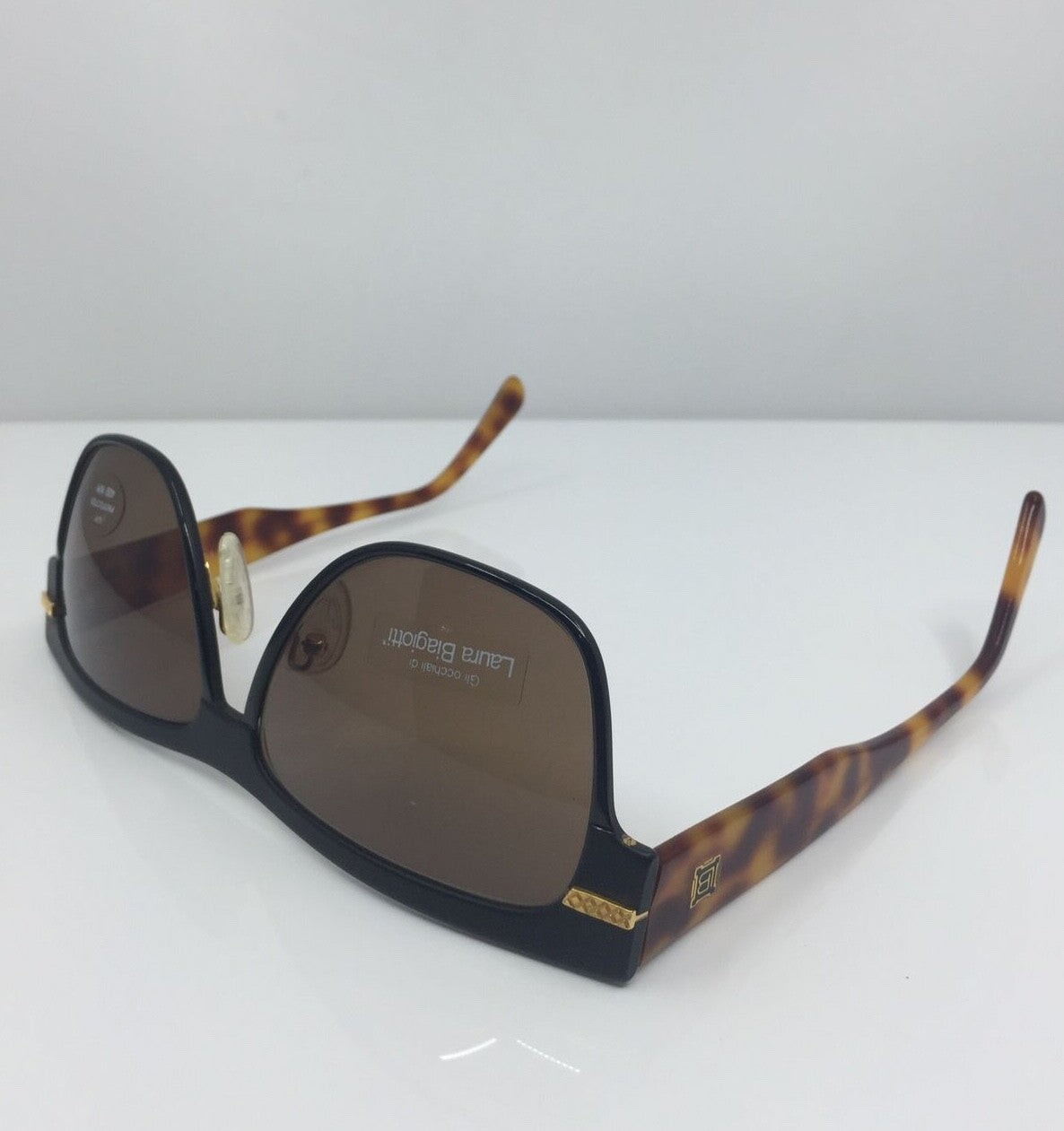 Vintage Laura Biagiotti T 160/S Tortoise Sunglasses - Super Vision Optical