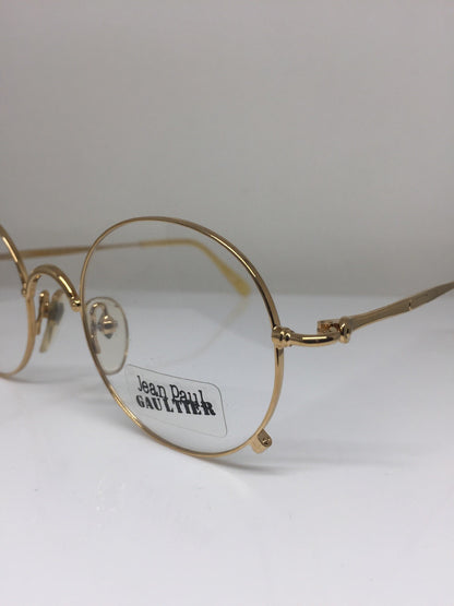 Vintage Jean Paul Gaultier JPG 55-1176 Gold Sunglasses - Super Vision Optical