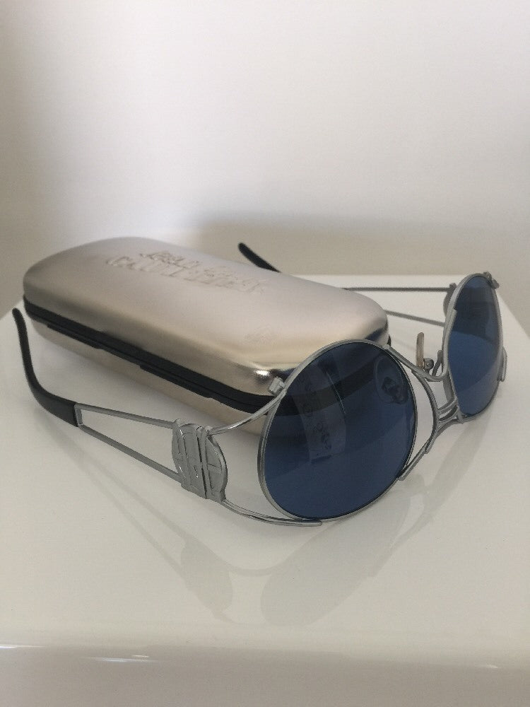 Vintage Jean Paul Gaultier JPG 58-6101 Silver Sunglasses - Super Vision Optical