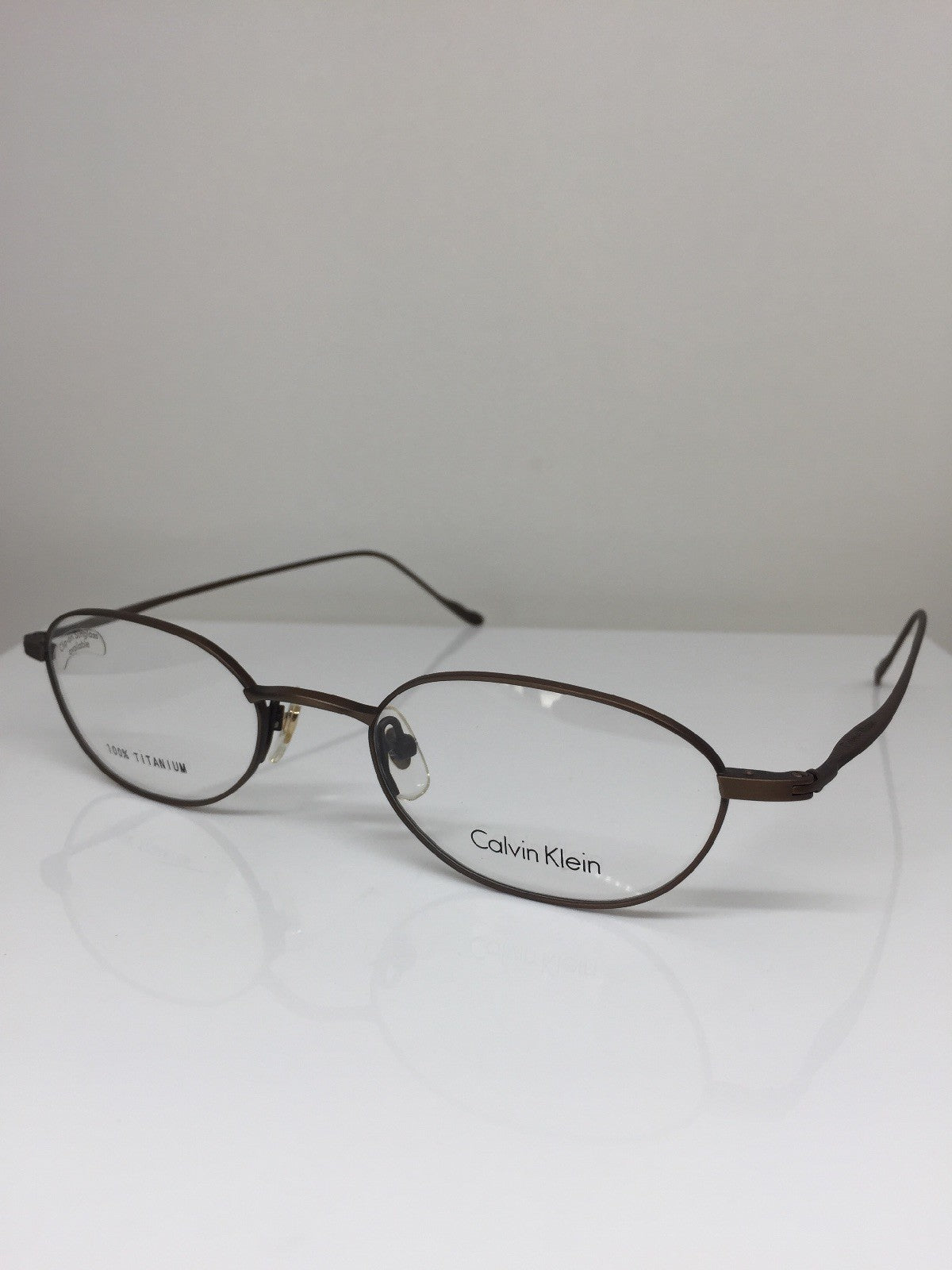 Vintage Calvin Klein CK 510 Brown Eyeglasses - Super Vision Optical