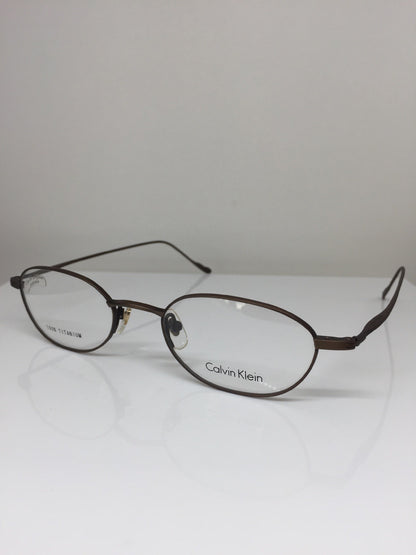 Vintage Calvin Klein CK 510 Brown Eyeglasses - Super Vision Optical