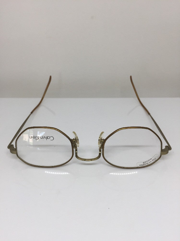 Vintage Calvin Klein CK 339 Gold Sunglasses - Super Vision Optical