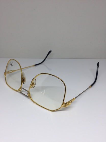 Vintage Fred Lunettes Cap Horn Gold Eyeglasses - Super Vision Optical