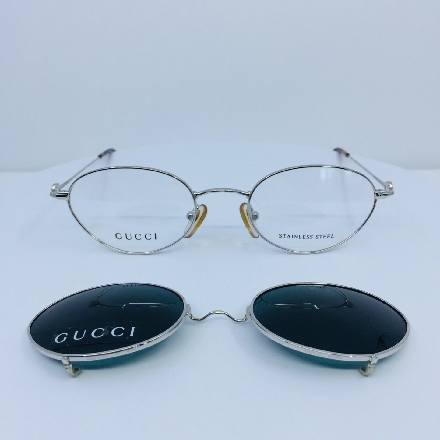 Vintage Gucci GG 2624 Silver Eyeglasses - Super Vision Optical