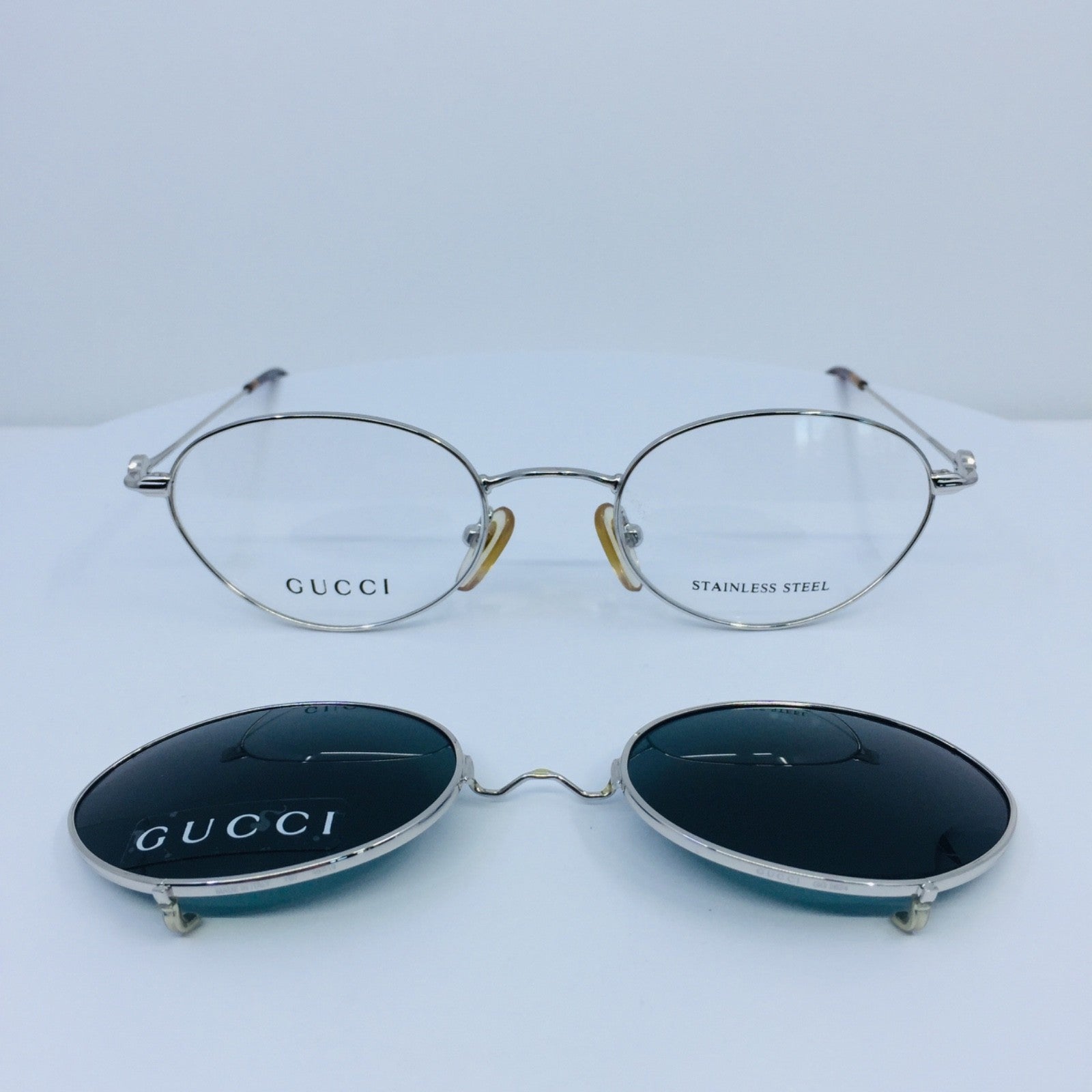 Vintage Gucci GG 2624 Silver Eyeglasses - Super Vision Optical