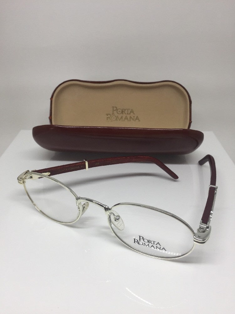 Vintage Porta Romana PORTA Romana 41 Silver Eyeglasses - Super Vision Optical