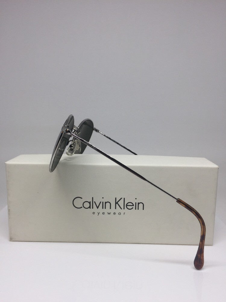 Vintage Calvin Klein CK 120-S Silver Sunglasses - Super Vision Optical