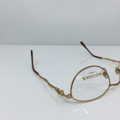 Vintage Rochas Paris ROCHAS PARIS 9146 Gold Eyeglasses - Super Vision Optical