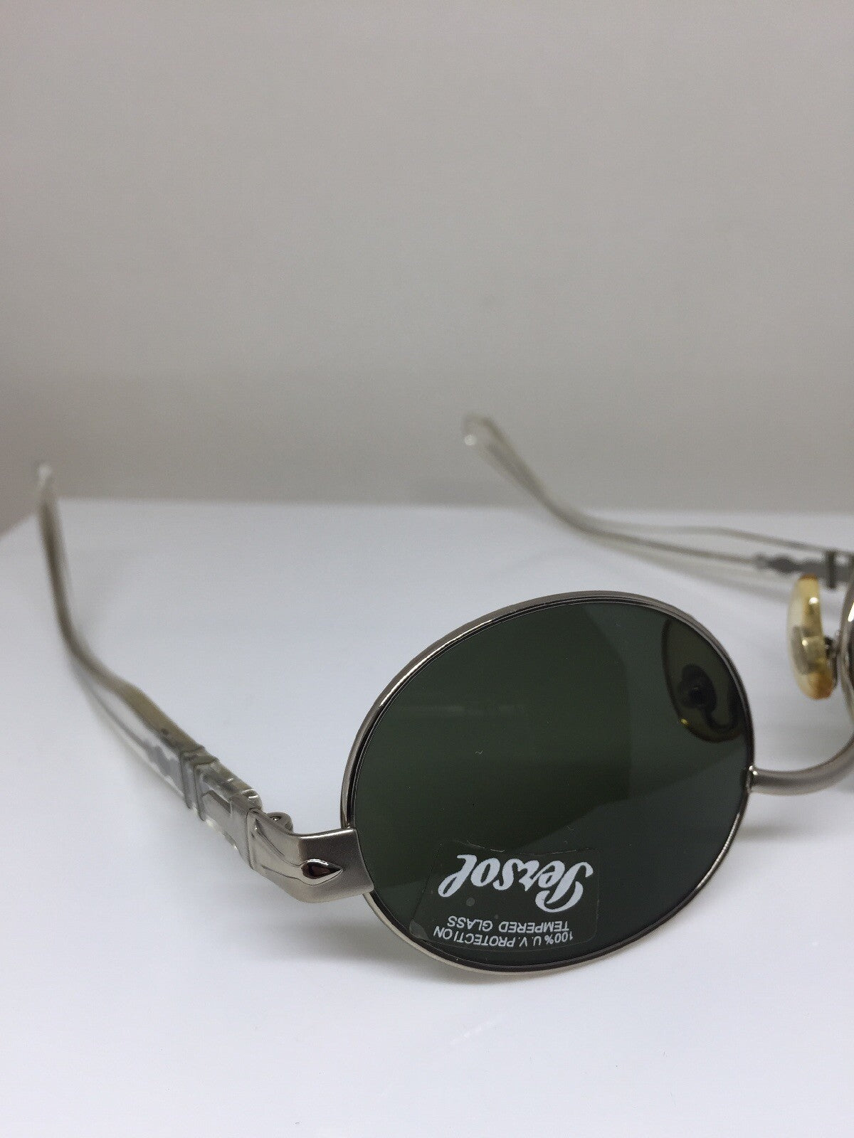 Vintage Persol PE 2022-S Silver Sunglasses - Super Vision Optical
