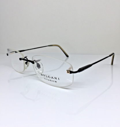 Vintage Bvlgari BVL 134-T Black Eyeglasses - Super Vision Optical