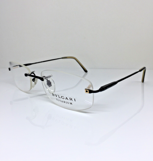 Vintage Bvlgari BVL 134-T Black Eyeglasses - Super Vision Optical