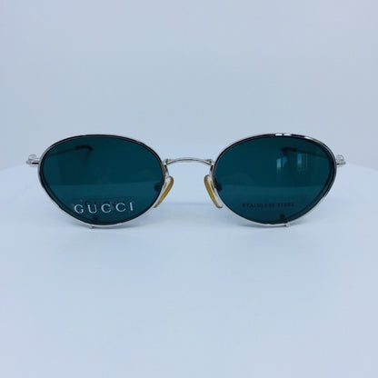 Vintage Gucci GG 2624 Silver Eyeglasses - Super Vision Optical
