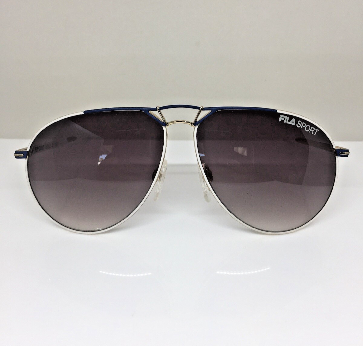 Vintage Fila Sport FILA 8802 Blue Sunglasses - Super Vision Optical
