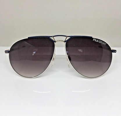 Vintage Fila Sport FILA 8802 Blue Sunglasses - Super Vision Optical