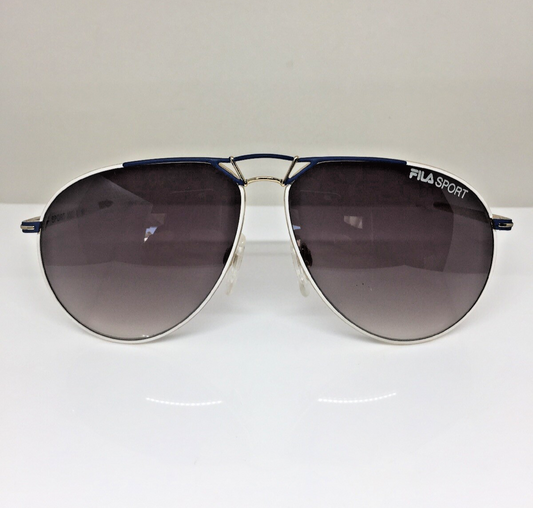 Vintage Fila Sport FILA 8802 Blue Sunglasses - Super Vision Optical