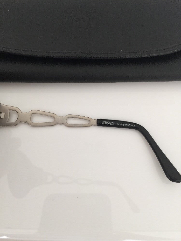 Vintage Versace VERSACE 490 Silver Sunglasses - Super Vision Optical