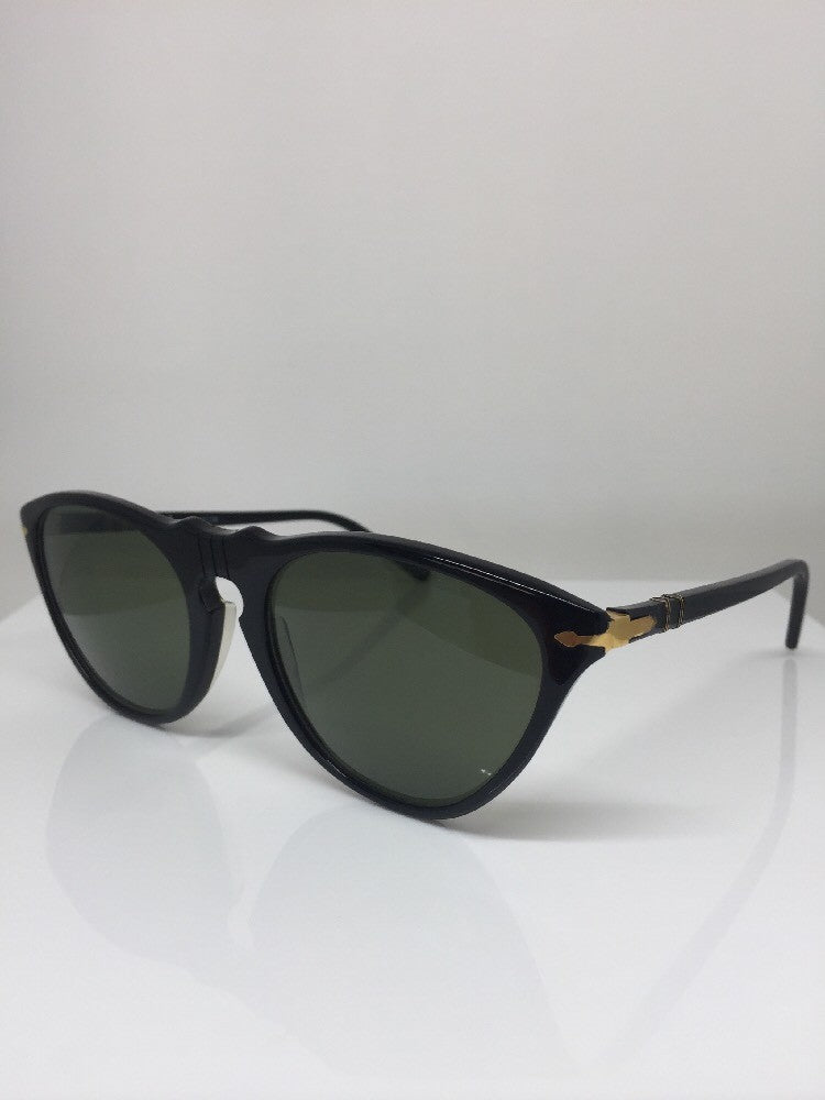Vintage Persol PERSOL 201 Black Sunglasses - Super Vision Optical