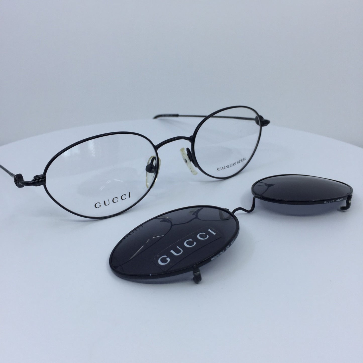 Vintage Gucci GG 2624 Silver Eyeglasses - Super Vision Optical