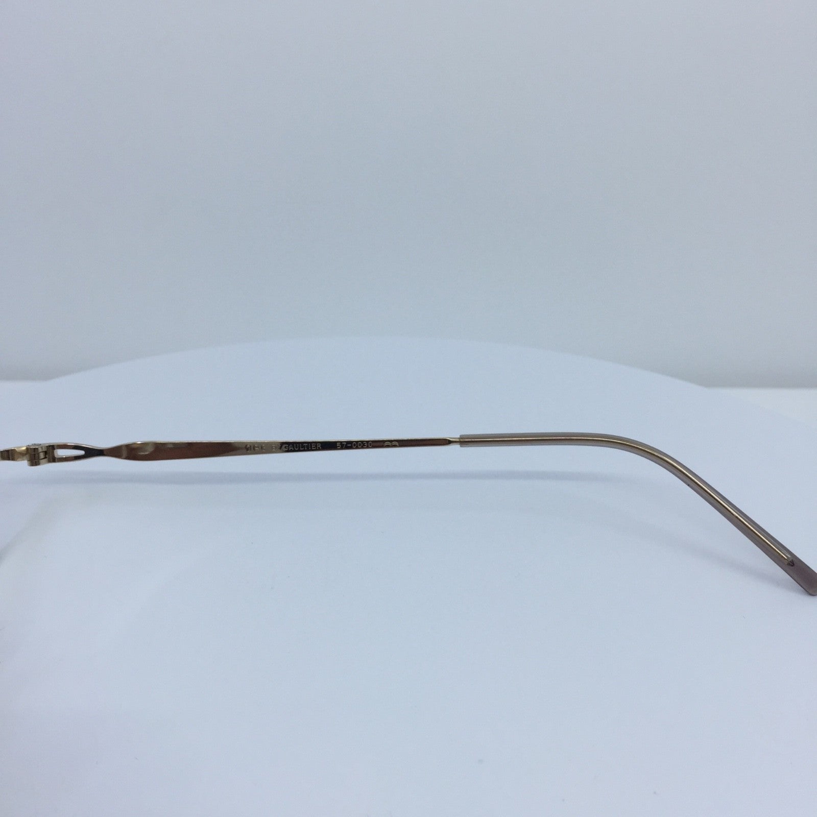 Vintage Jean Paul Gaultier JPG 57-0030 Gold Eyeglasses - Super Vision Optical