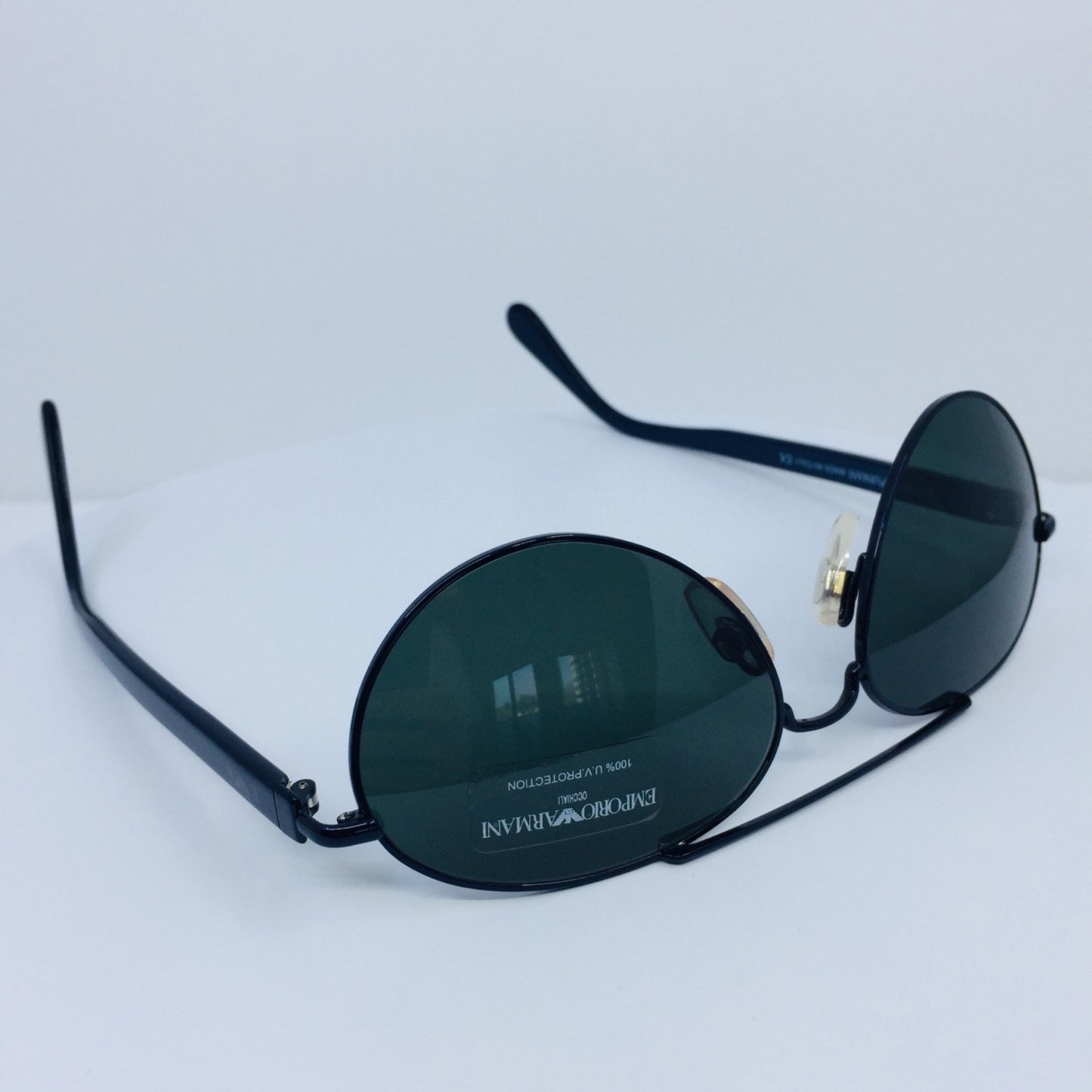 Vintage Emporio Armani EA 092-S Blue Sunglasses - Super Vision Optical