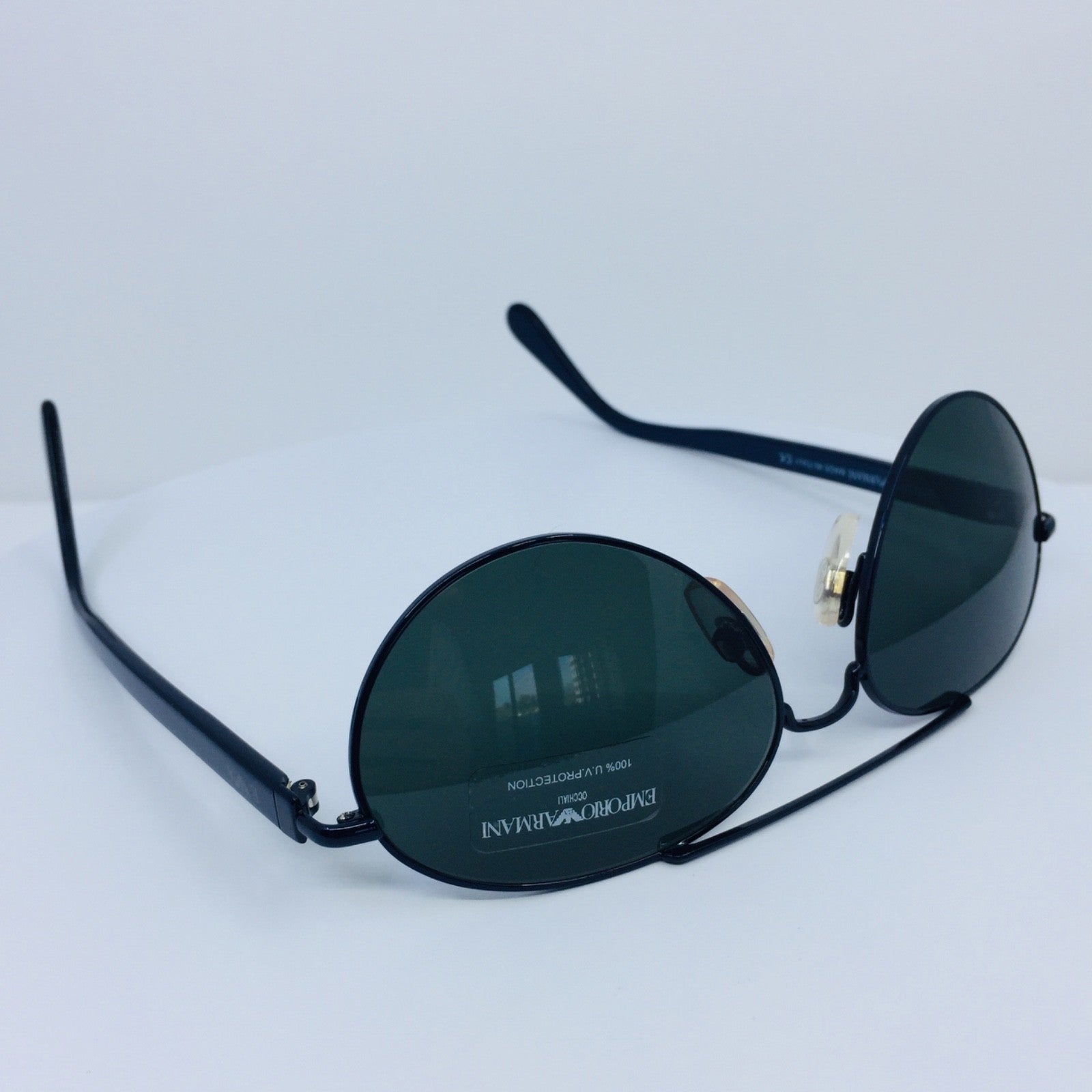 Vintage Emporio Armani EA 092-S Blue Sunglasses - Super Vision Optical