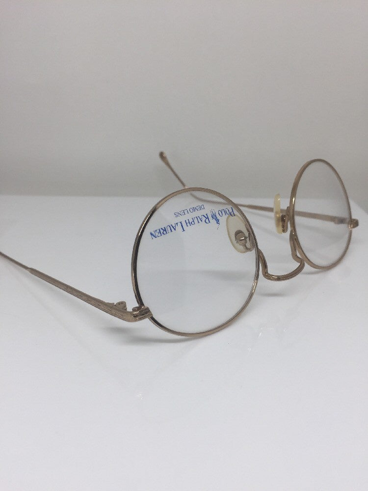 Vintage Ralph Lauren Polo Classic IX By Ralph Lauren Gold Sunglasses - Super Vision Optical