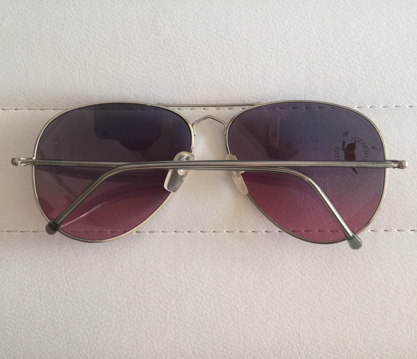 Vintage Giorgio Armani GA 615 S Silver Sunglasses - Super Vision Optical