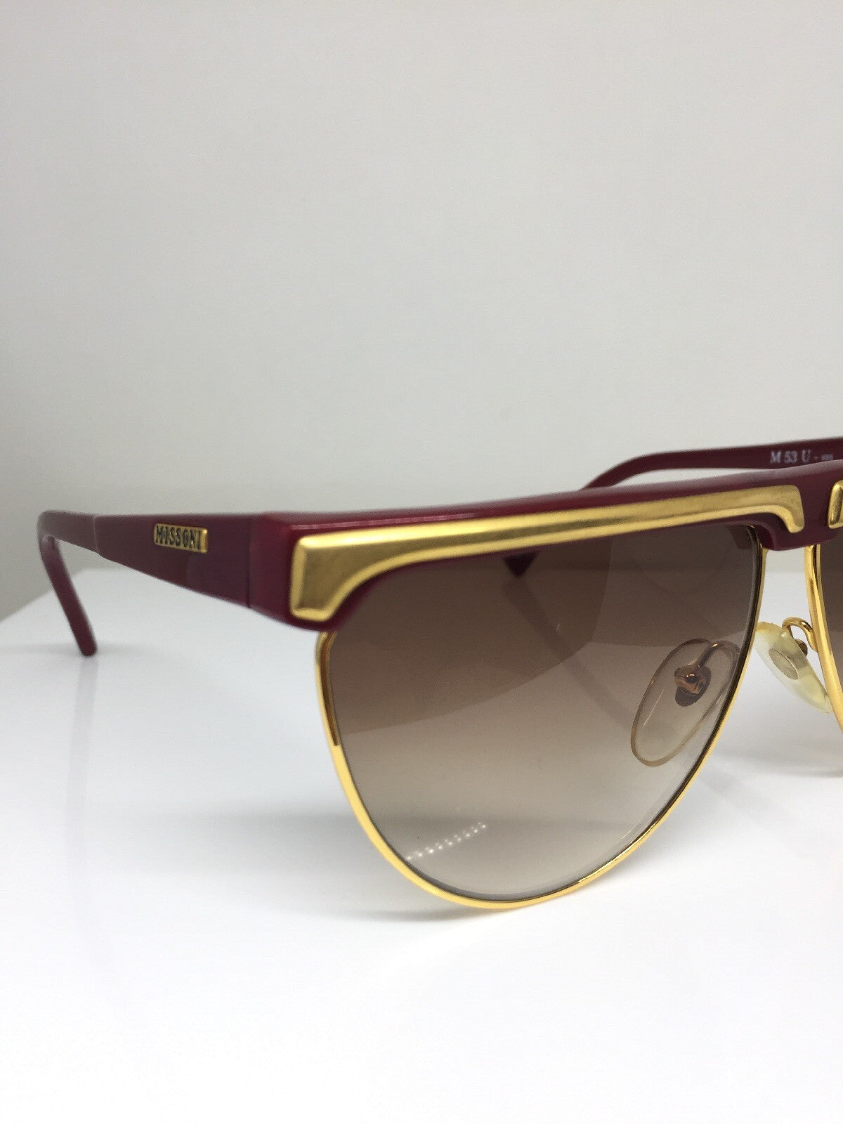 Vintage Missoni M 53 U Gold Sunglasses - Super Vision Optical