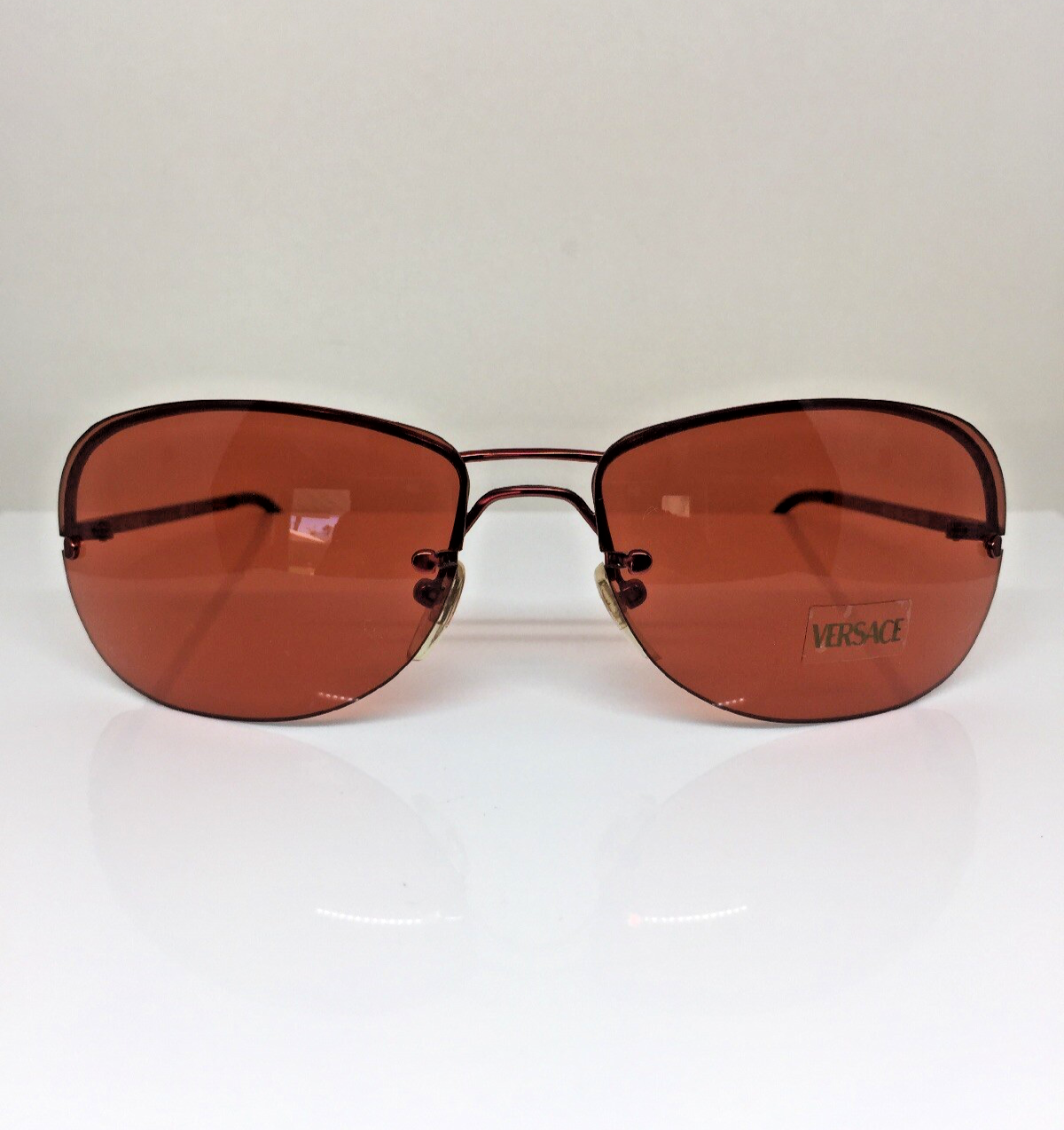 Vintage Versace X89 Red Sunglasses - Super Vision Optical