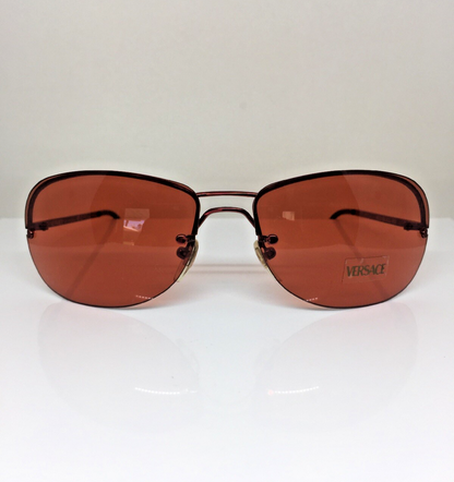 Vintage Versace X89 Red Sunglasses - Super Vision Optical
