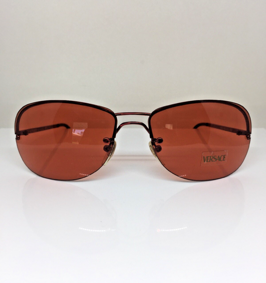 Vintage Versace X89 Red Sunglasses - Super Vision Optical