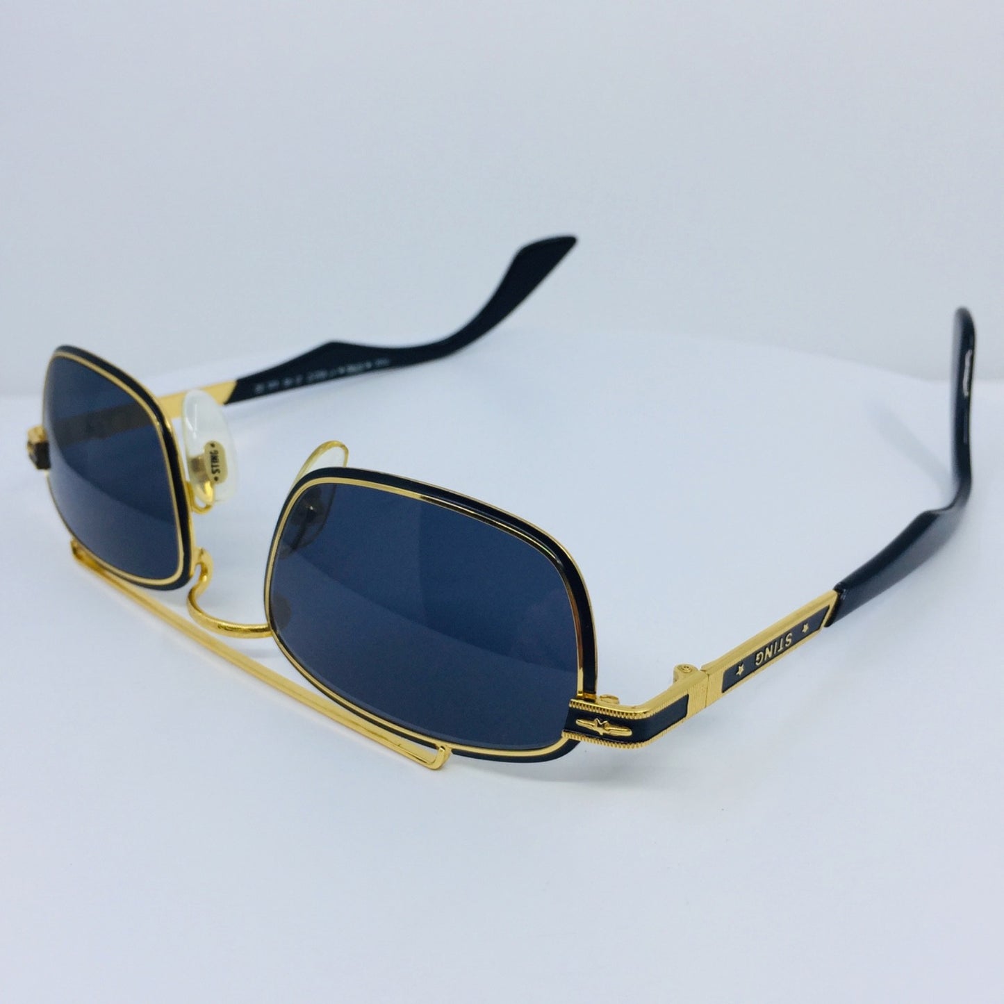 Vintage STING by Colors in Optics Mod. 652/Z Black Sunglasses - Super Vision Optical