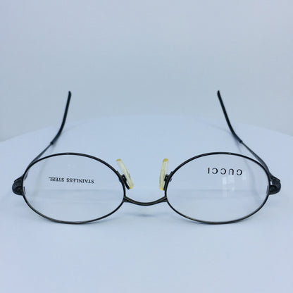 Vintage Gucci GG 2649 Gunmetal Eyeglasses - Super Vision Optical