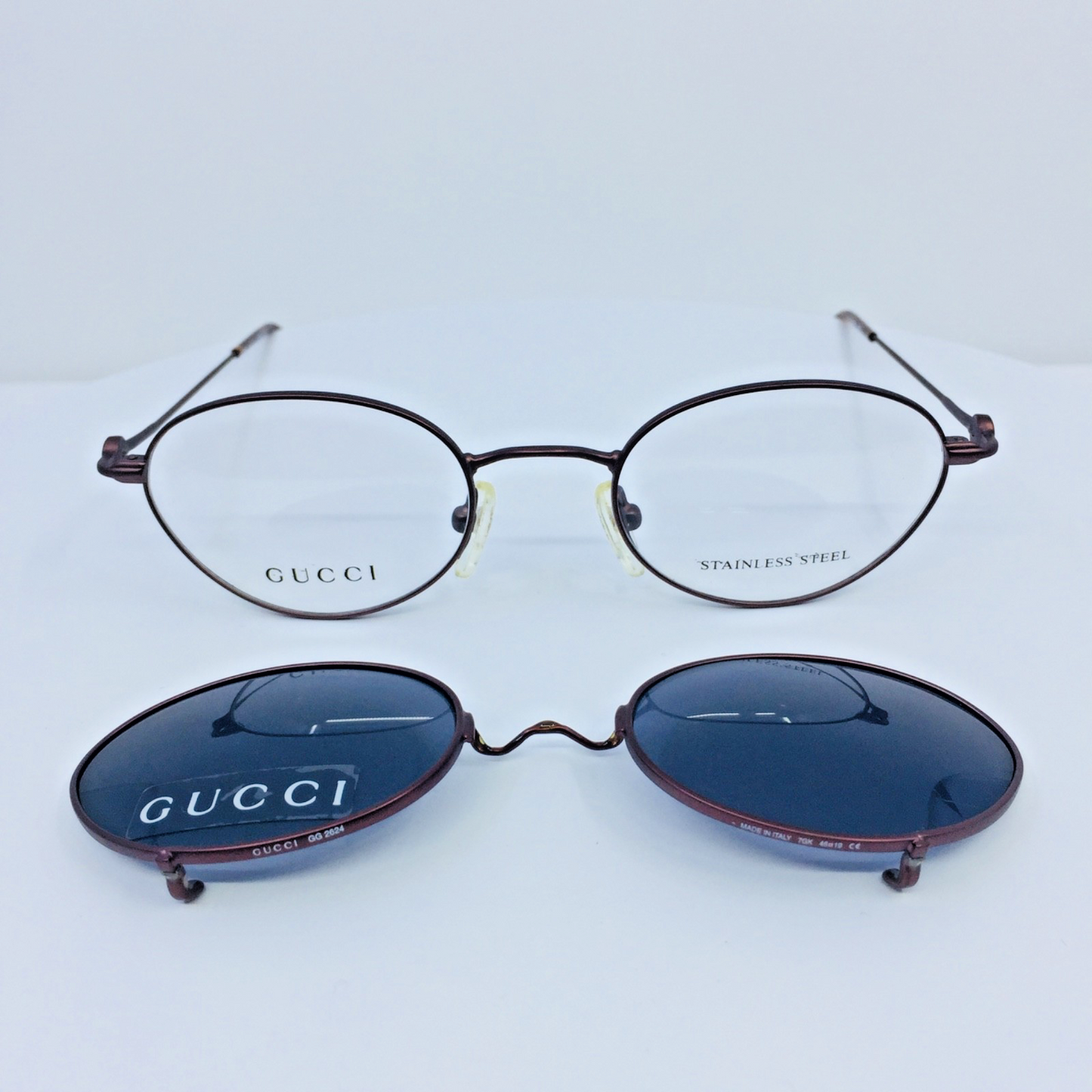 Vintage Gucci GG 2624 Purple Eyeglasses - Super Vision Optical